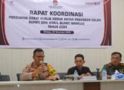 Rakor Jelang Debat Publik Kedua Paslon Pilkada Mamuju
