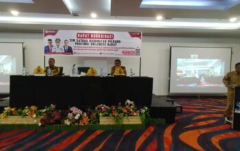 Kesbangpol Gelar Rapat Tim Satgas Kesehatan Jelang Pilkada Sulbar 2024