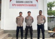 Pengamanan Gudang Logistik KPU Mamuju Diperketat