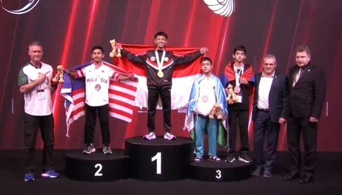 Darmawan Arjuna Putra Asal Mamuju Persembahkan Medali Emas di Kejuaraan Dunia Pencak Silat